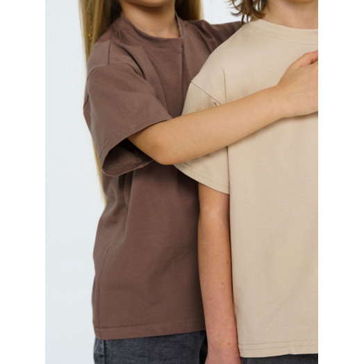 Комплект футболок от LF Kids, беж+капучино Комплект футболок от LF Kids, беж+капучино