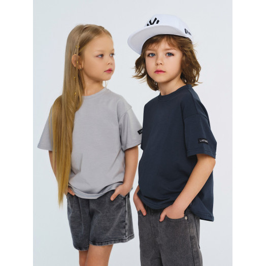 Комплект футболок от LF Kids, серый+графит Комплект футболок от LF Kids, серый+графит