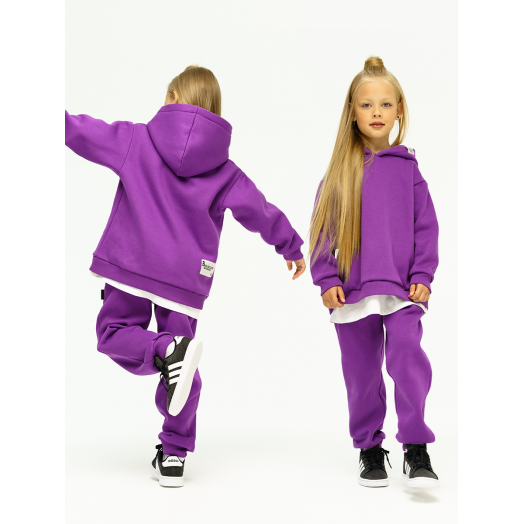 LF Kids, костюм "Over Comfort" с начесом, цвет фиолетовый LF Kids, костюм "Over Comfort" с начесом, цвет фиолетовый