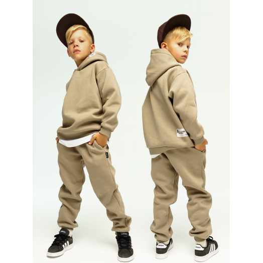 LF Kids, костюм "Over Comfort" с начесом, цвет бежевый LF Kids, костюм "Over Comfort" с начесом, цвет бежевый