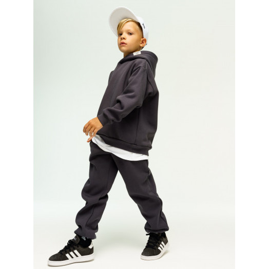 LF Kids, костюм "Over Comfort" с начесом, цвет графит LF Kids, костюм "Over Comfort" с начесом, цвет графит