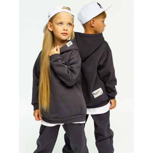LF Kids, костюм "Over Comfort" с начесом, цвет графит LF Kids, костюм "Over Comfort" с начесом, цвет графит