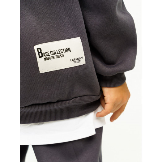 LF Kids, костюм "Over Comfort" с начесом, цвет графит LF Kids, костюм "Over Comfort" с начесом, цвет графит