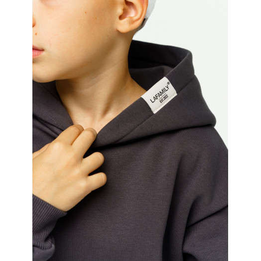 LF Kids, костюм "Over Comfort" с начесом, цвет графит LF Kids, костюм "Over Comfort" с начесом, цвет графит