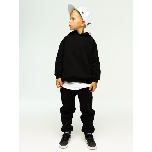 LF Kids, костюм "Over Comfort" с начесом, цвет черный LF Kids, костюм "Over Comfort" с начесом, цвет черный
