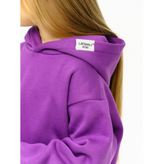 LF Kids, костюм "Over Comfort" с начесом, цвет фиолетовый LF Kids, костюм "Over Comfort" с начесом, цвет фиолетовый