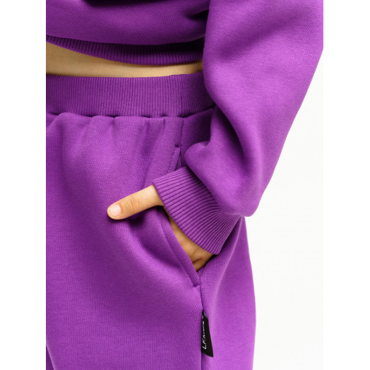 LF Kids, костюм "Over Comfort" с начесом, цвет фиолетовый LF Kids, костюм "Over Comfort" с начесом, цвет фиолетовый