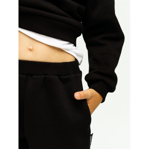 LF Kids, костюм "Over Comfort" с начесом, цвет черный LF Kids, костюм "Over Comfort" с начесом, цвет черный