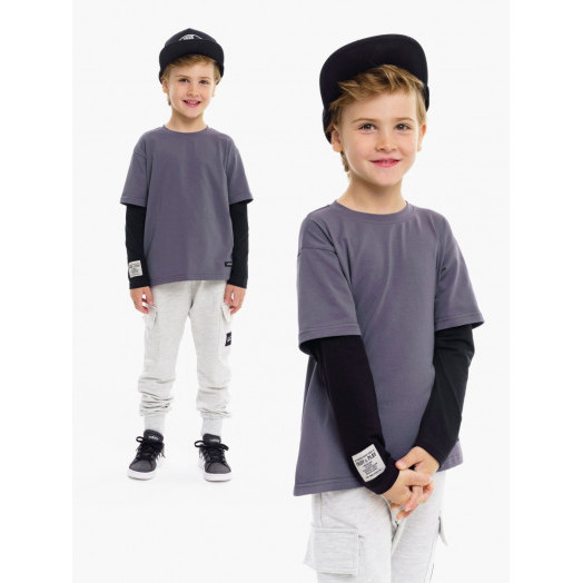 Лонгслив LF Kids, цвет графит Лонгслив LF Kids, цвет графит