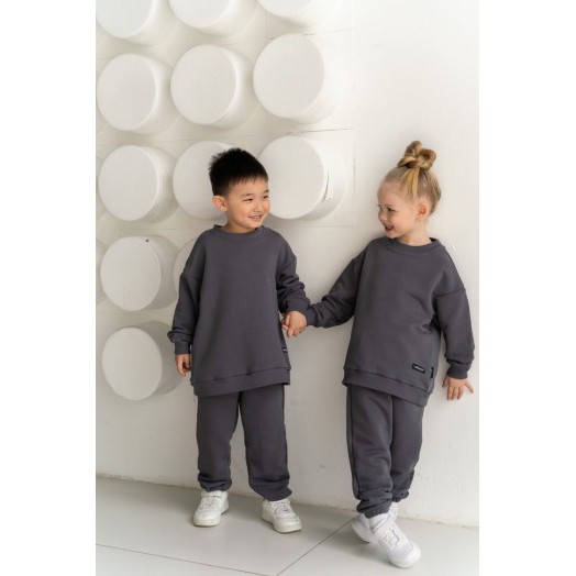 LF kids, костюм облегченный  "Sweatshirt" ( цвет графит).  Арт.  D005