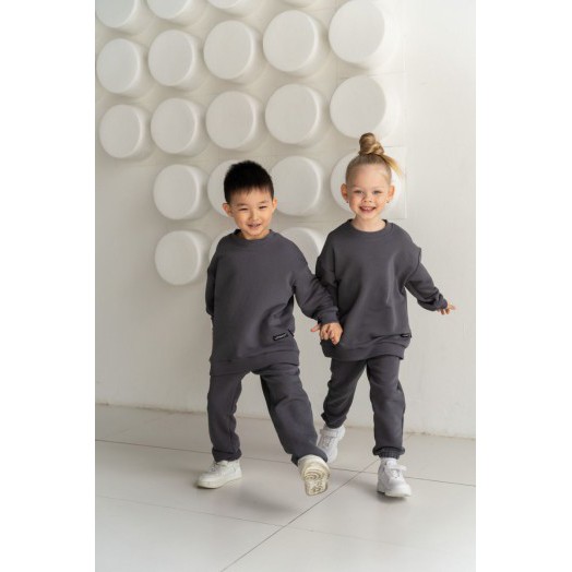 LF kids, костюм облегченный  "Sweatshirt" ( цвет графит).  Арт.  D005