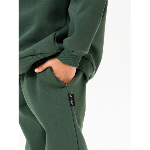 LF Kids, костюм "Over Comfort" с начесом, цвет зеленый LF Kids, костюм "Over Comfort" с начесом, цвет зеленый