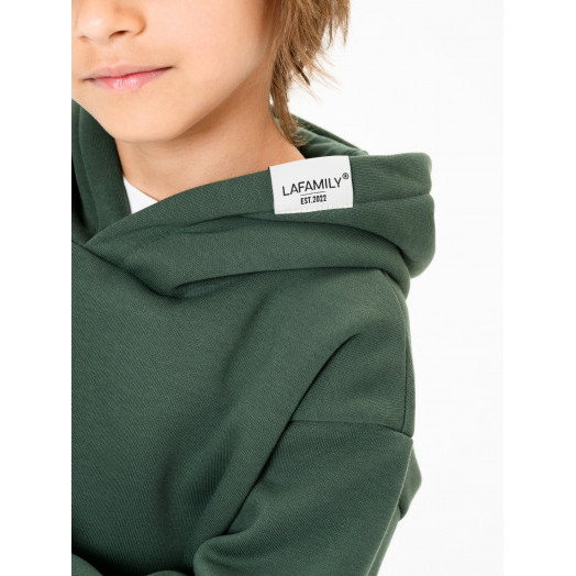 LF Kids, костюм "Over Comfort" с начесом, цвет зеленый LF Kids, костюм "Over Comfort" с начесом, цвет зеленый