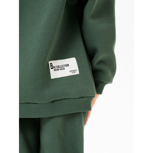 LF Kids, костюм "Over Comfort" с начесом, цвет зеленый LF Kids, костюм "Over Comfort" с начесом, цвет зеленый