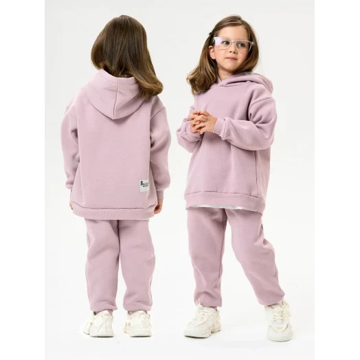 LF Kids, костюм "Over Comfort" с начесом, цвет пудра LF Kids, костюм "Over Comfort" с начесом, цвет пудра
