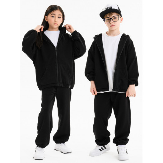 LF Kids, костюм "Зип" на молнии, цвет черный LF Kids, костюм "Зип" на молнии, цвет черный