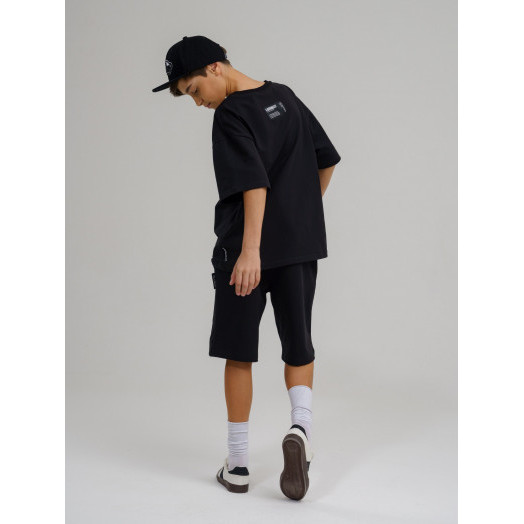 LF kids, костюм летний на подростка Цвет черный LF kids, костюм летний на подростка Цвет черный