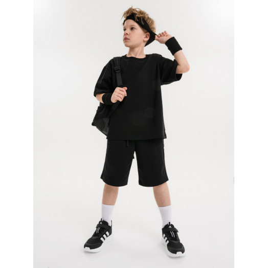 LF kids, костюм летний на подростка Цвет черный LF kids, костюм летний на подростка Цвет черный