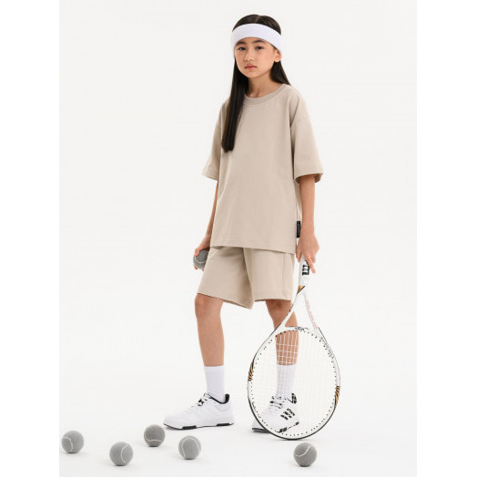 LF kids, костюм летний на подростка Цвет бежевый LF kids, костюм летний на подростка Цвет бежевый