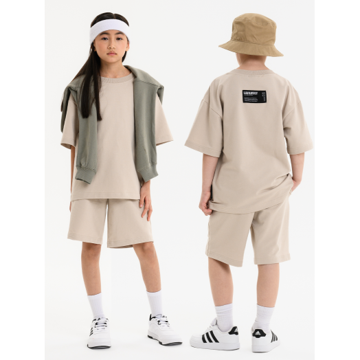 LF kids, костюм летний на подростка Цвет бежевый LF kids, костюм летний на подростка Цвет бежевый