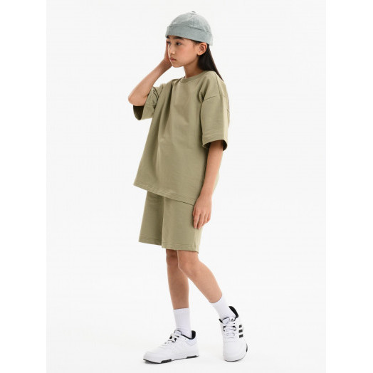 LF kids, костюм летний на подростка Цвет оливка LF kids, костюм летний на подростка Цвет оливка