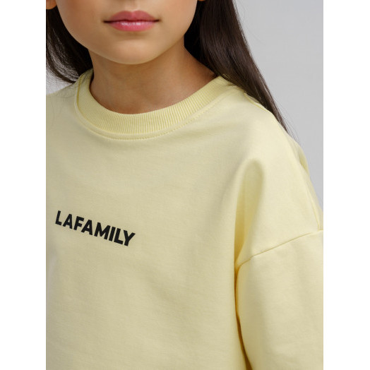 LF kids, костюм летний для девочки (штаны+футболка) Цвет желтый LF kids, костюм летний для девочки (штаны+футболка) Цвет желтый