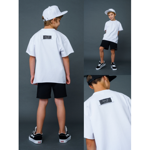 Футболка oversize от LF Kids, цвет белый Футболка oversize от LF Kids, цвет белый