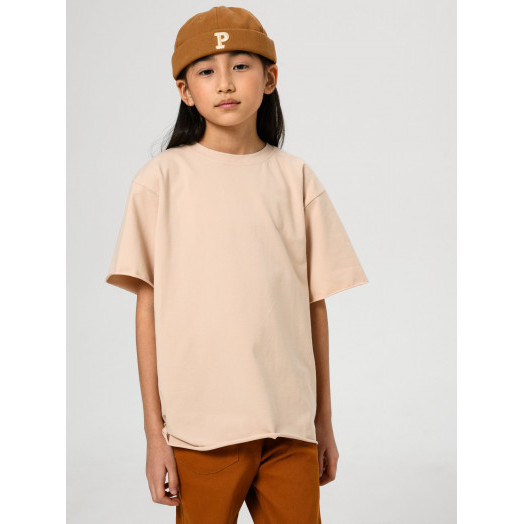 Футболка oversize от LF Kids, цвет кремовый Футболка oversize от LF Kids, цвет кремовый