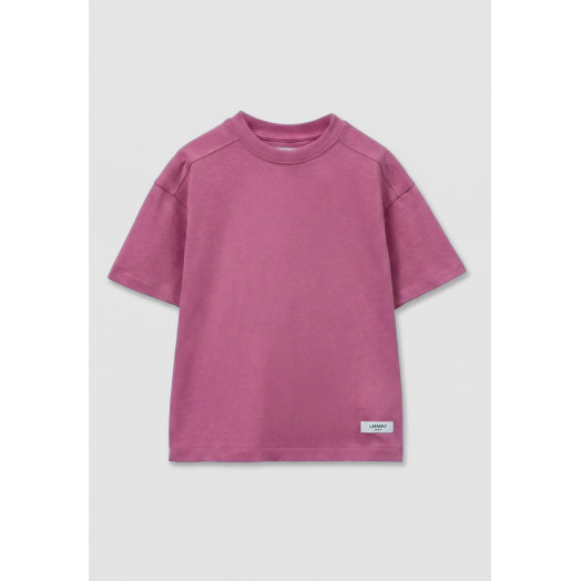 Комплект футболок от LF Kids, цвет винный+пудровый Комплект футболок от LF Kids, цвет винный+пудровый