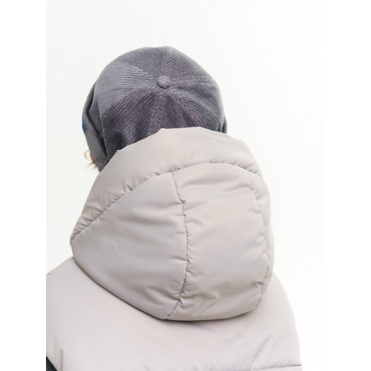 LF kids, жилет демисезонный с капюшоном, цвет серо-бежевый LF kids, жилет демисезонный с капюшоном, цвет серо-бежевый