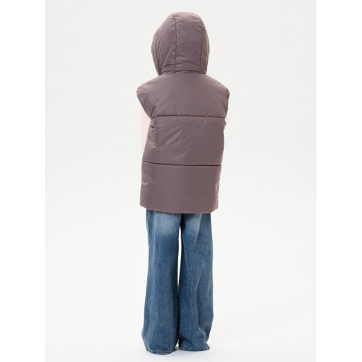 LF kids, жилет демисезонный с капюшоном, цвет розовый LF kids, жилет демисезонный с капюшоном, цвет розовый