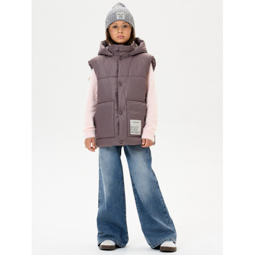 LF kids, жилет демисезонный с капюшоном, цвет розовый LF kids, жилет демисезонный с капюшоном, цвет розовый