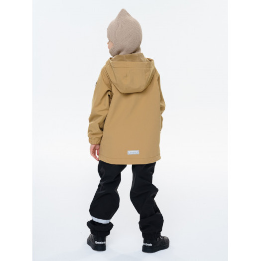 LFkids,  костюм софтшелл непромокаемый цвет сафари + черный