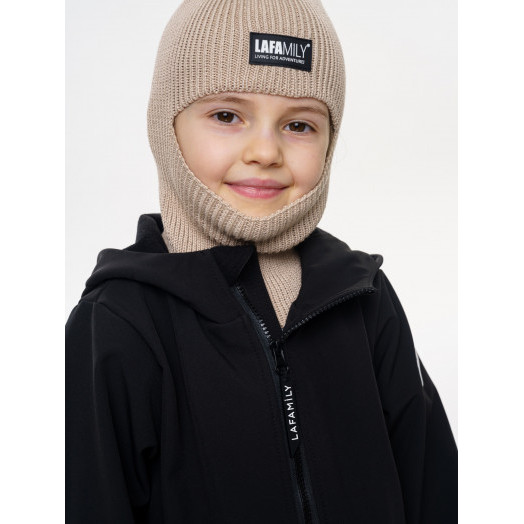 LFkids,  костюм софтшелл непромокаемый цвет черный