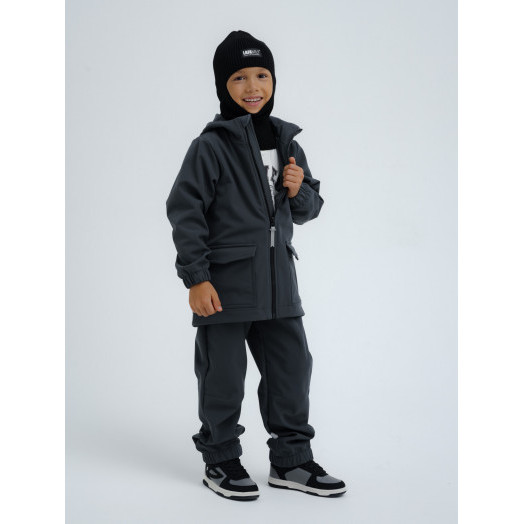 LFkids,  костюм софтшелл непромокаемый цвет графит