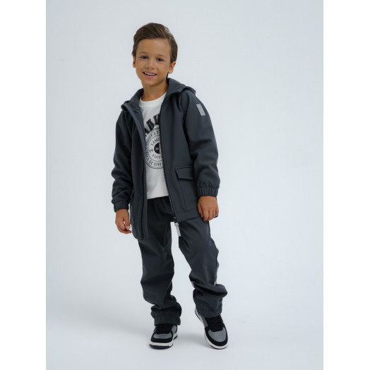 LFkids,  костюм софтшелл непромокаемый цвет графит