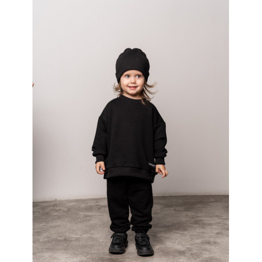 LF kids, костюм облегченный  "Sweatshirt" ( цвет черный).  Арт.  D005