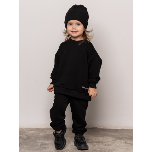 LF kids, костюм облегченный  "Sweatshirt" ( цвет черный).  Арт.  D005