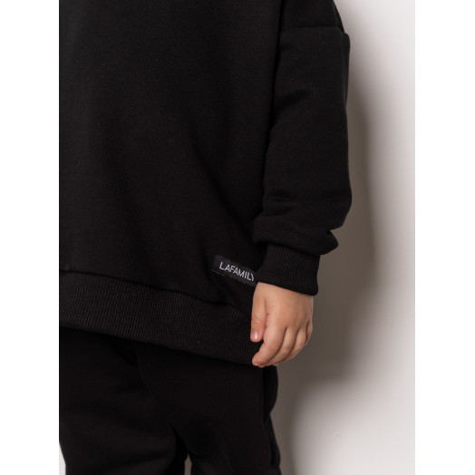 LF kids, костюм облегченный  "Sweatshirt" ( цвет черный).  Арт.  D005