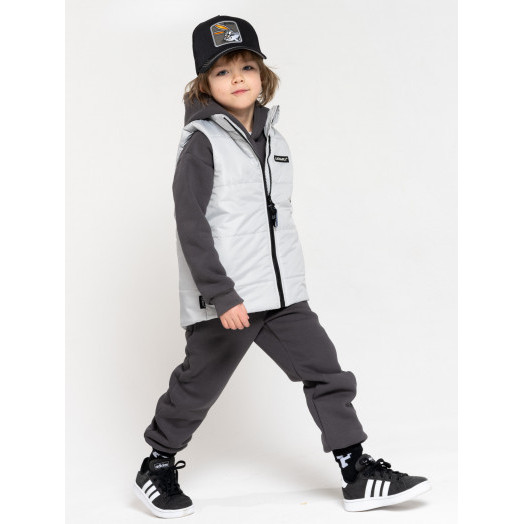 LF kids, жилет демисезонный, цвет светло-серый LF kids, жилет демисезонный, цвет светло-серый
