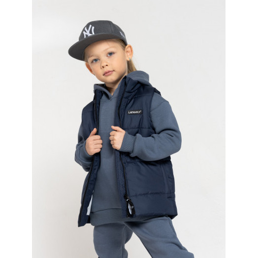 LF kids, жилет демисезонный, цвет синий LF kids, жилет демисезонный, цвет синий