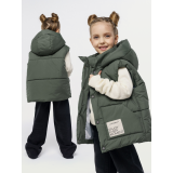 LF kids, жилет демисезонный с капюшоном, цвет хаки LF kids, жилет демисезонный с капюшоном, цвет хаки