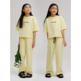 LF kids, костюм летний для девочки (штаны+футболка) Цвет желтый LF kids, костюм летний для девочки (штаны+футболка) Цвет желтый