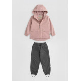 LFkids, костюм софтшелл непромокаемый цвет розовый + серый LFkids, костюм софтшелл непромокаемый цвет розовый + серый